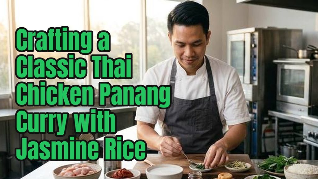 Crafting a Classic Thai Chicken Panang Curry with Jasmine Rice