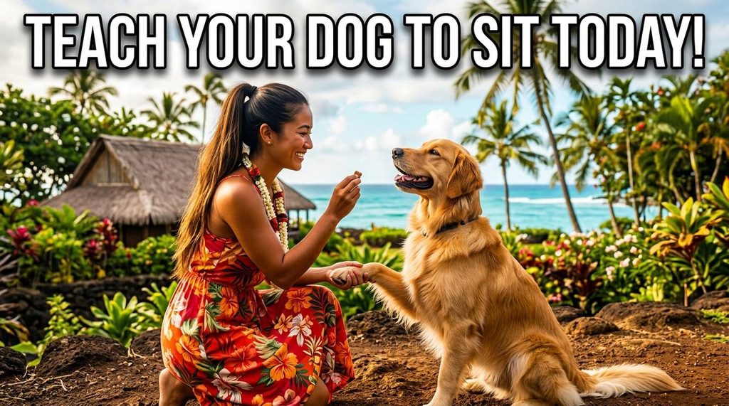 Teach Your Dog to Sit on Cue