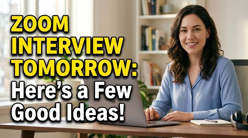 Zoom Interview Tomorrow!
