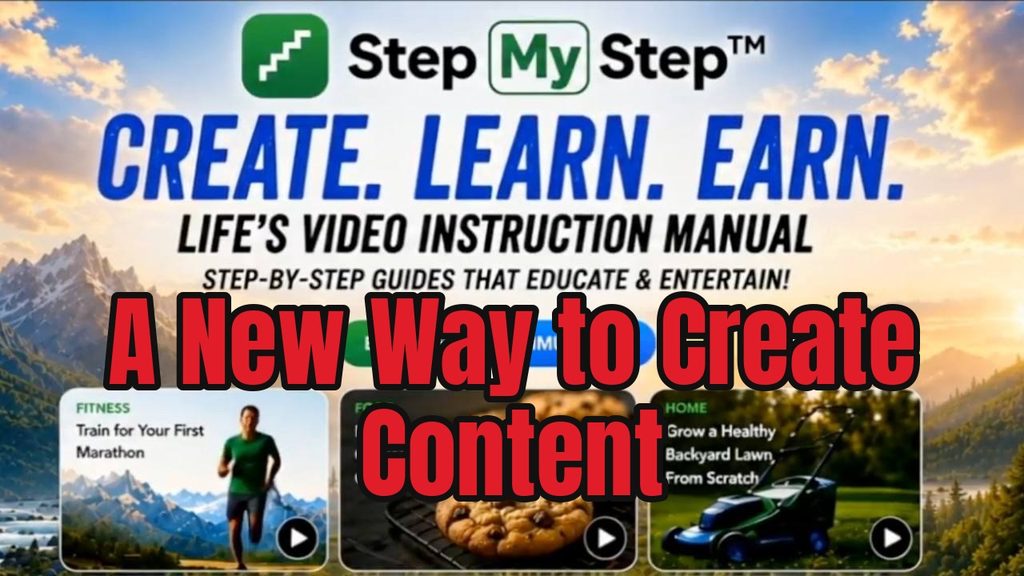 Welcome to STEPMYSTEP - A New Way to Create Content