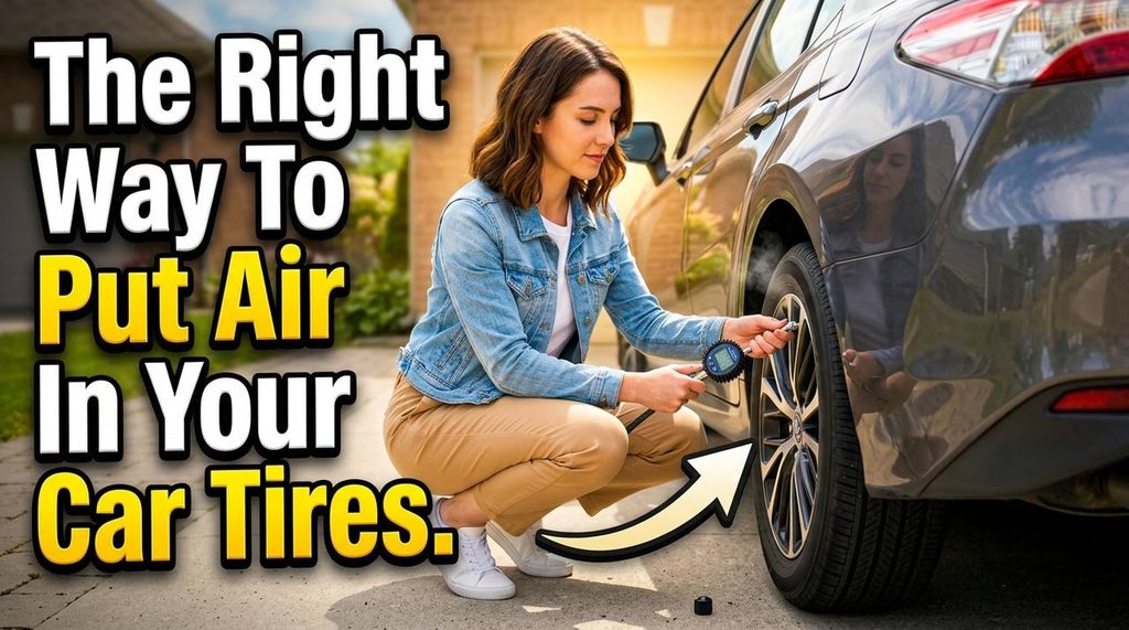 The Right Way To Put Air In Your Car Tires!